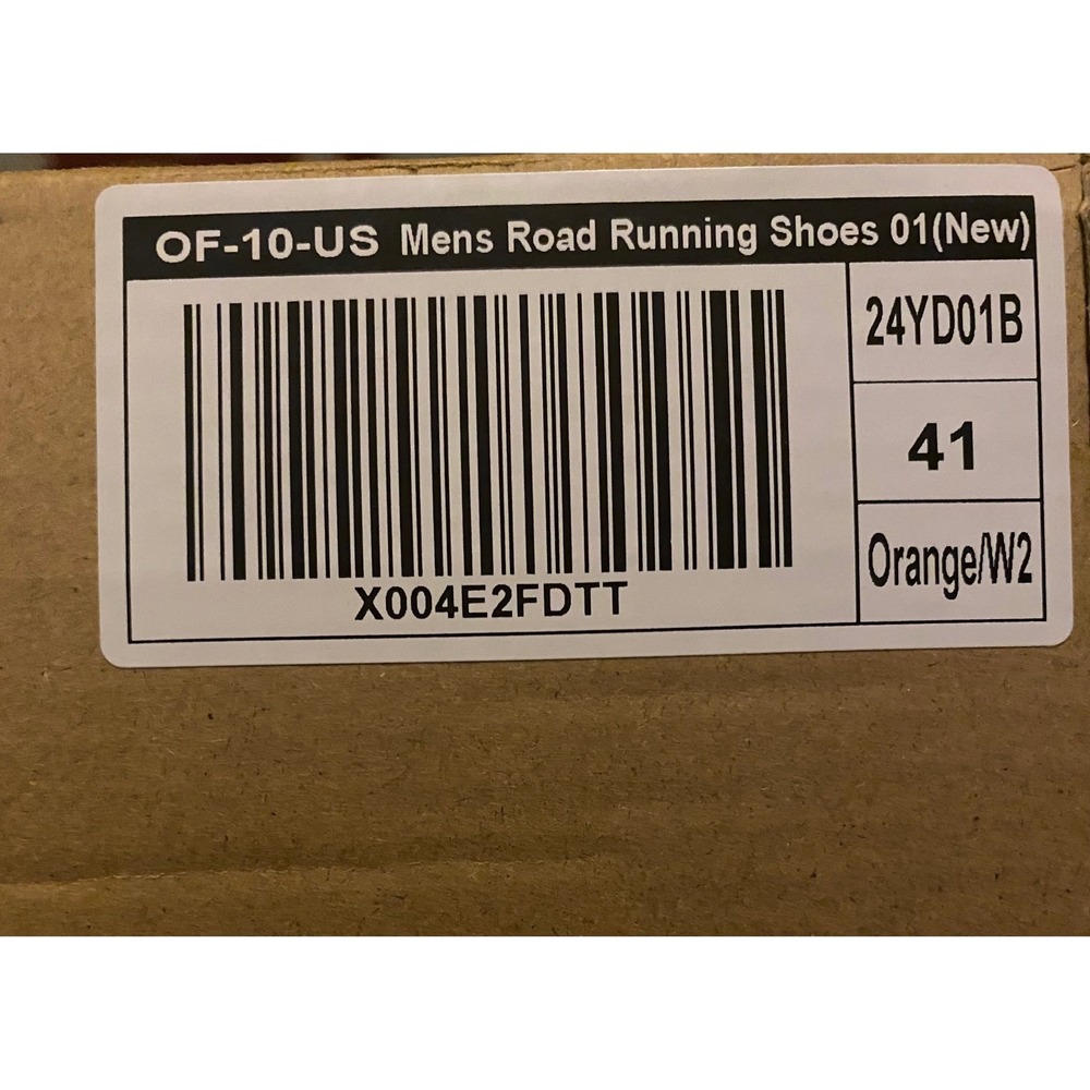 Mens Orange Running Orthopedic Shoes Mesh Fabric Arch Support Non Slip Size 8 - Picture 7 of 10